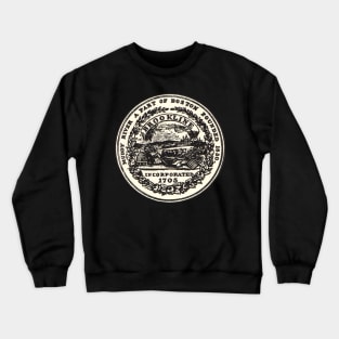 TOWN OF BROOKLINE MASSACHUSETTS 1936 SEAL Crewneck Sweatshirt